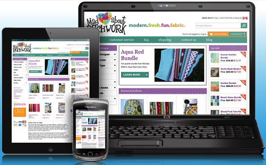 Mad About Patchwork Ecommerce Website